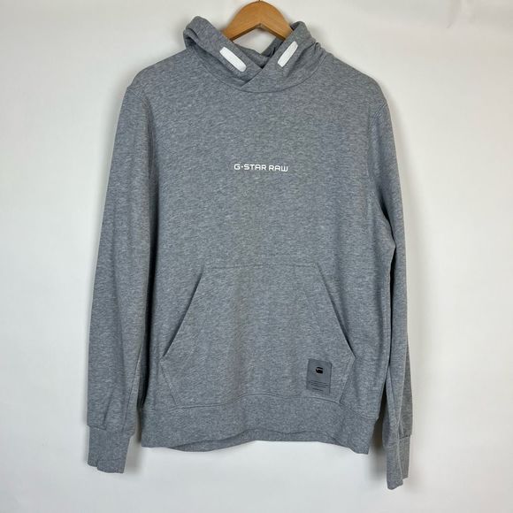 G-Star Other - G-Star Raw Men's Hooded Sweatshirt Gray Size Large